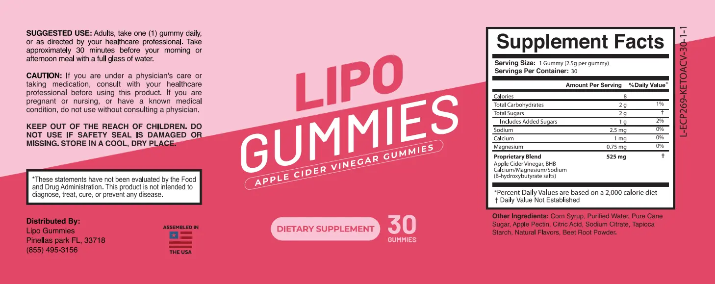Full Label LipoGummies